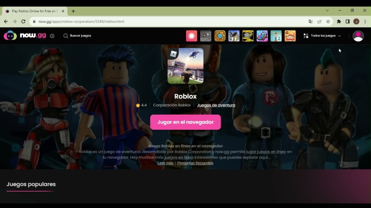 tutorial como usar roblox en el navegador 